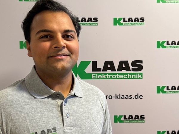 Husanvir Saini bei Klaas Elektrotechnik GmbH & Co. KG in Oberursel